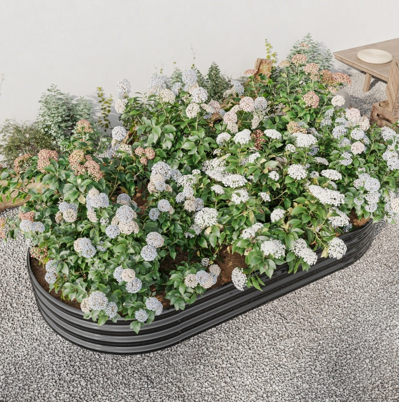 US Local Oval Metal Elevated Garden Bed