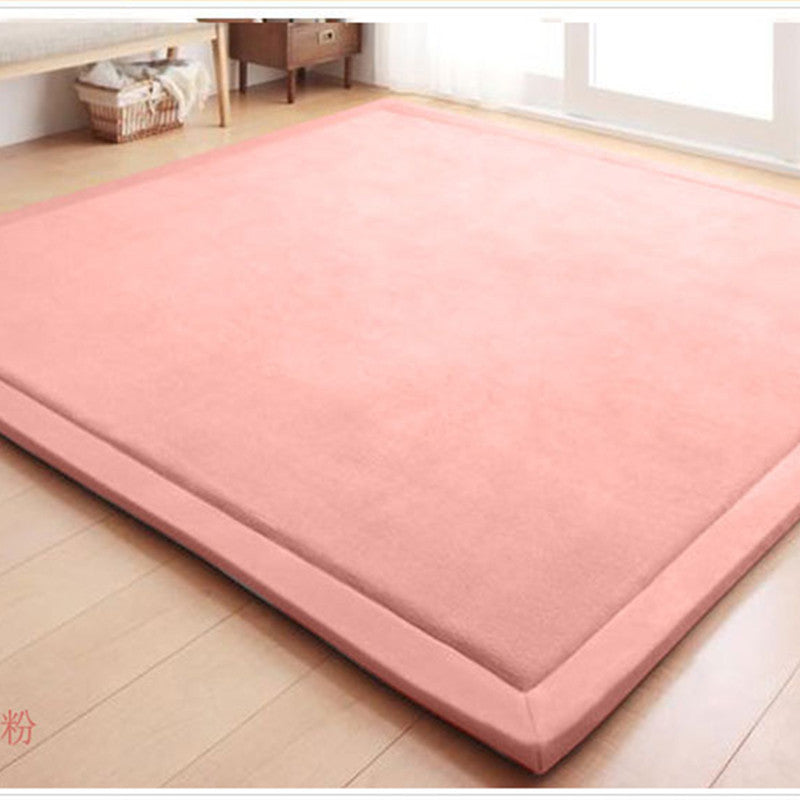 Thick Coral Velvet Carpet Tatami Crawling Non-slip Mat
