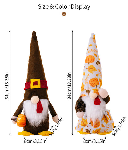 Creative Thanksgiving Fabric Decoration Harvest Festival Doll