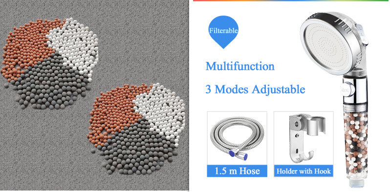 USA Local Household Negative Ion Pressurized Shower Head