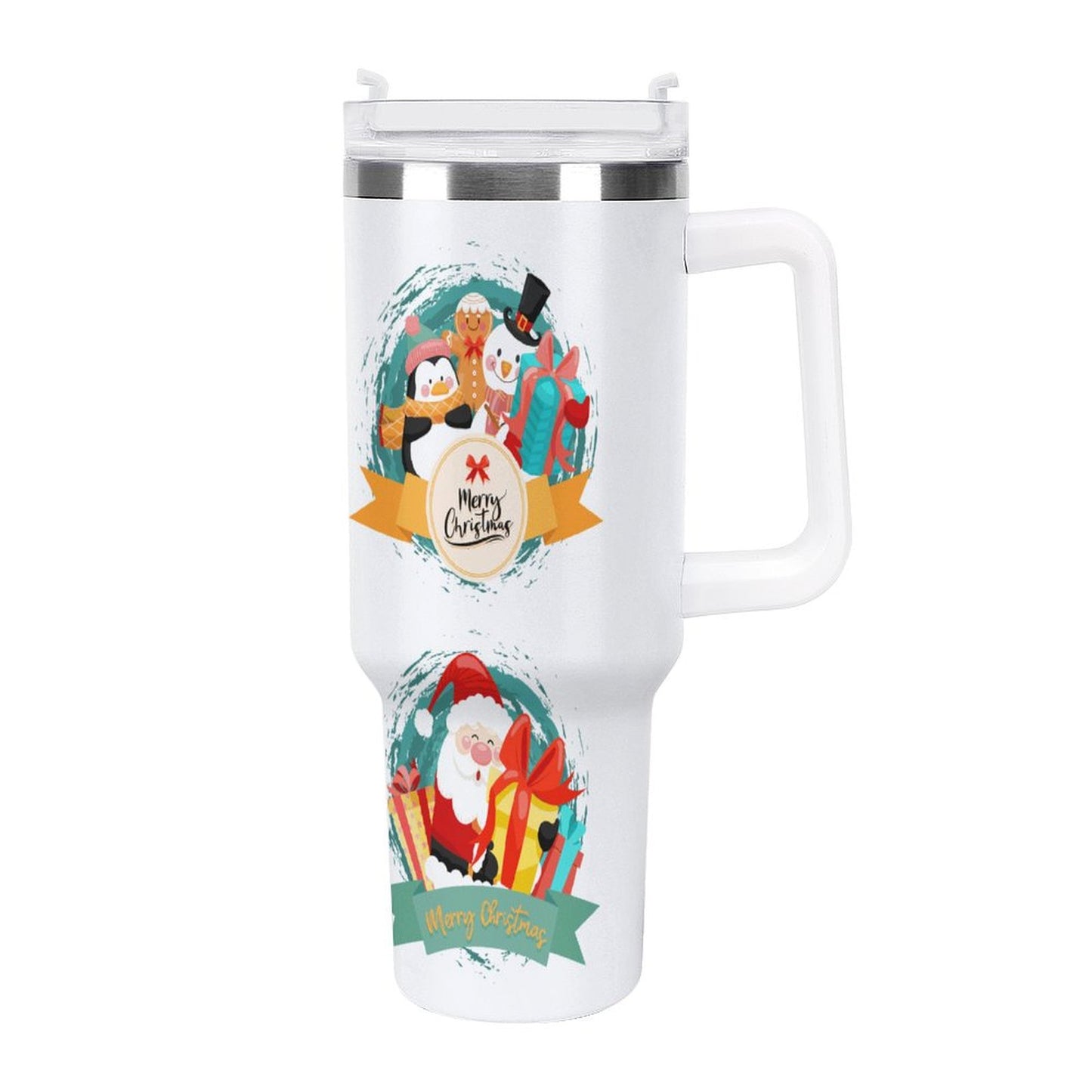 PHDT00338 POD US Local Tumbler 40 oz Large Capacity Car Cup Christmas, Santa