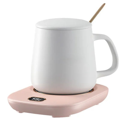 US Local Electric Coffee Mug Warmer For Desk Auto Shut Off USB Tea Milk