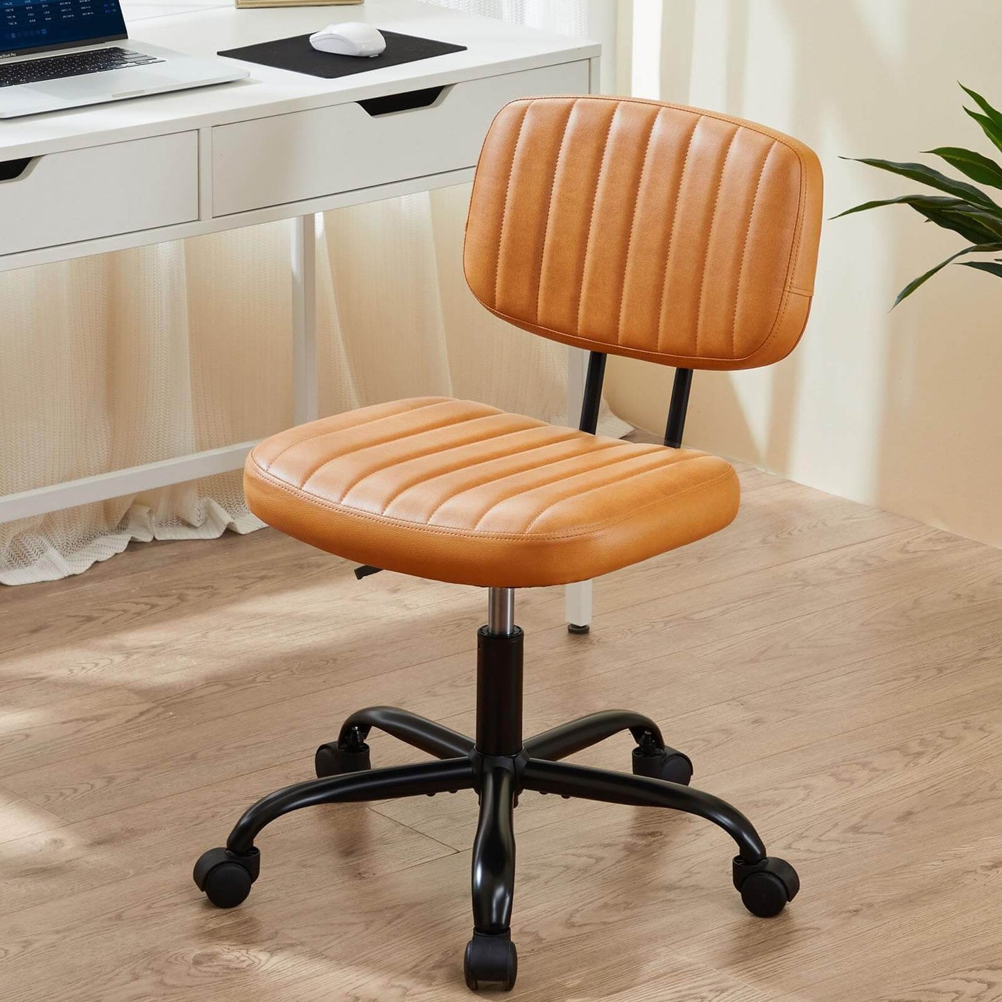 US Local Adjustable Height 360degrees Rolling Swivel Computer Task Chair Without Arm