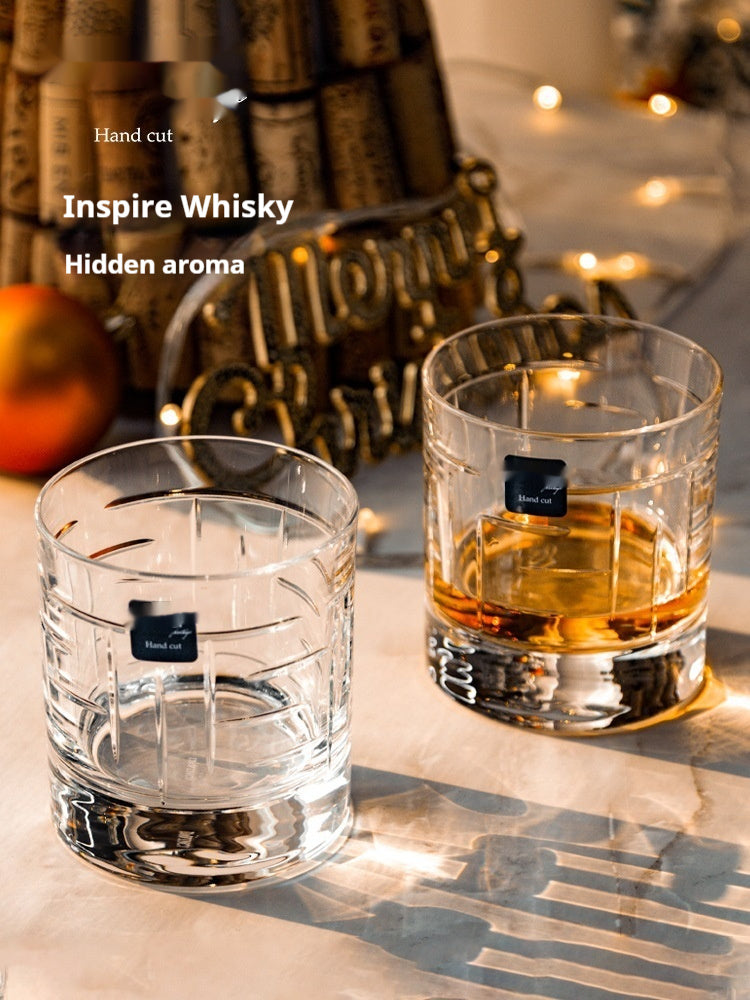 Handmade Whiskey Shot Glass Imported Liquor Glass Set Gift Box