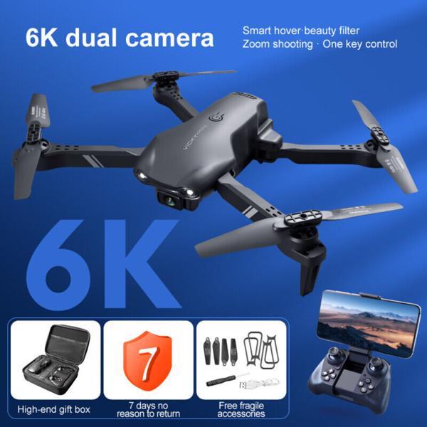 US Local 4DRC V13 Remote Control Drone 6K High-definition Dual Camera WiFi FPV Foldable Quadcopter Camera Drone, 2 Batteries, Logistics Randomly Sent By UPS, USPS, FEDEX