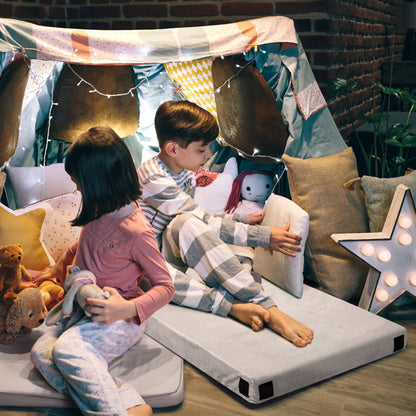 US Local Memory Sponge Short Plush Bed Surface Mattress