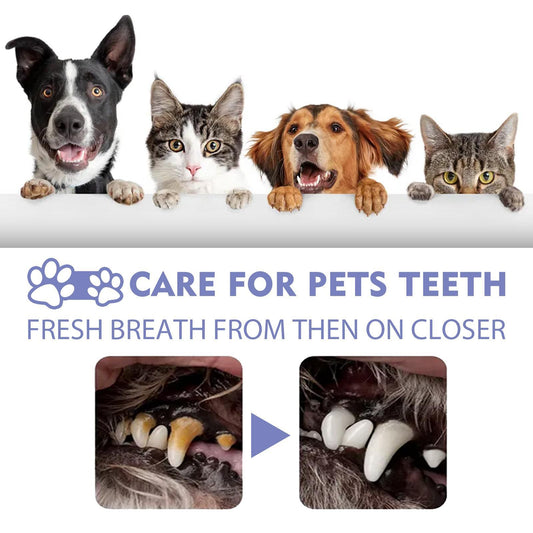 US Local Yegebang Cat And Dog Teeth Cleaning Spray Pet Oral Cleaning Deodorizing Fresh Breath