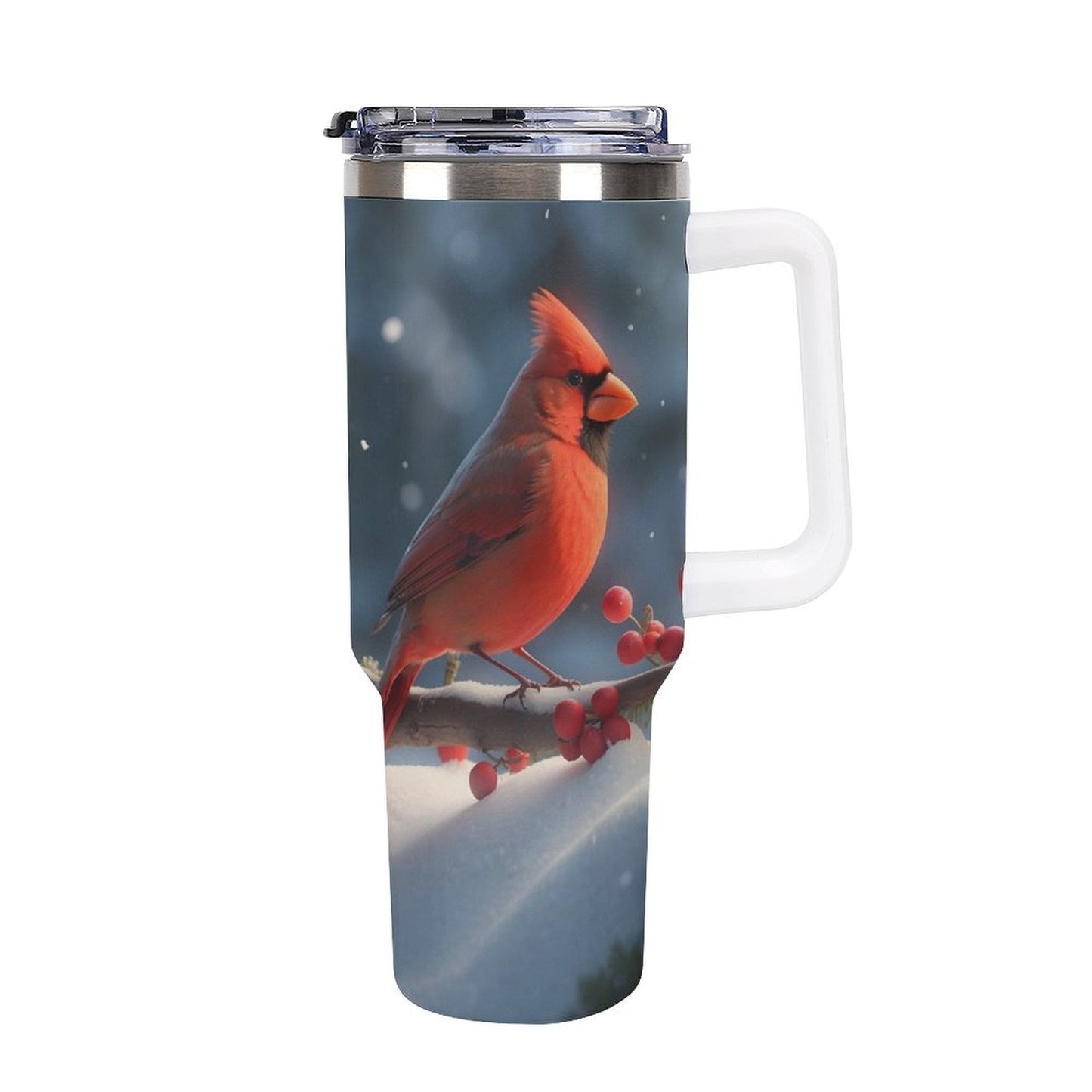 PHDT00125 POD US Local Tumbler 40 oz Large Large Capacity Car Cup Red Bird