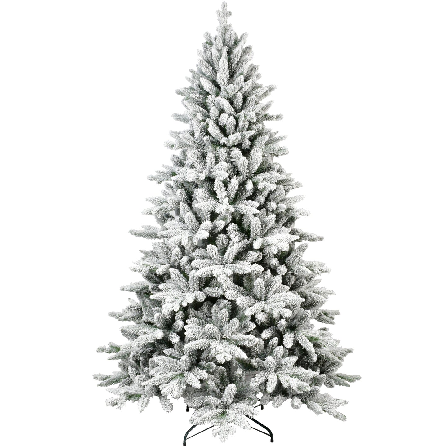 US Local 7 ft PVC And PE Flocked Hinged Tree, Eco-friendly And Fire-resistant Artificial Christmas Tree, New Material Traditional Christmas Tree Suitable For Holidays, Parties, Offices, And Home Living