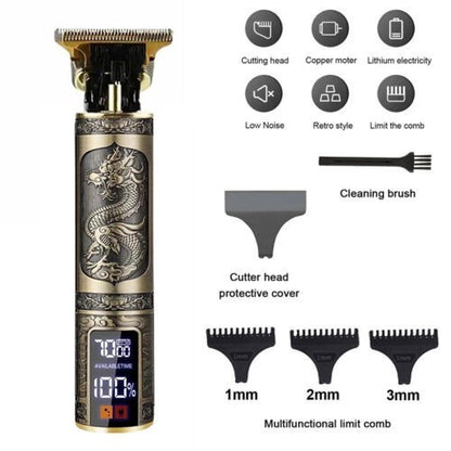 US Local Beard Trimmer Hair Clippers Cordless Hair Cutting Barber Shaving Machine For Men Rechargeable