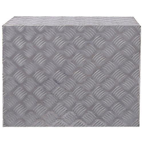 US Local 24inch Aluminum Tool Box,heavy Duty Truck Bed Tool Box,outdoor Trailer Pickup Storage Tool Box,RV Storage Organizer,underbody Box W  Lock Keys,silver