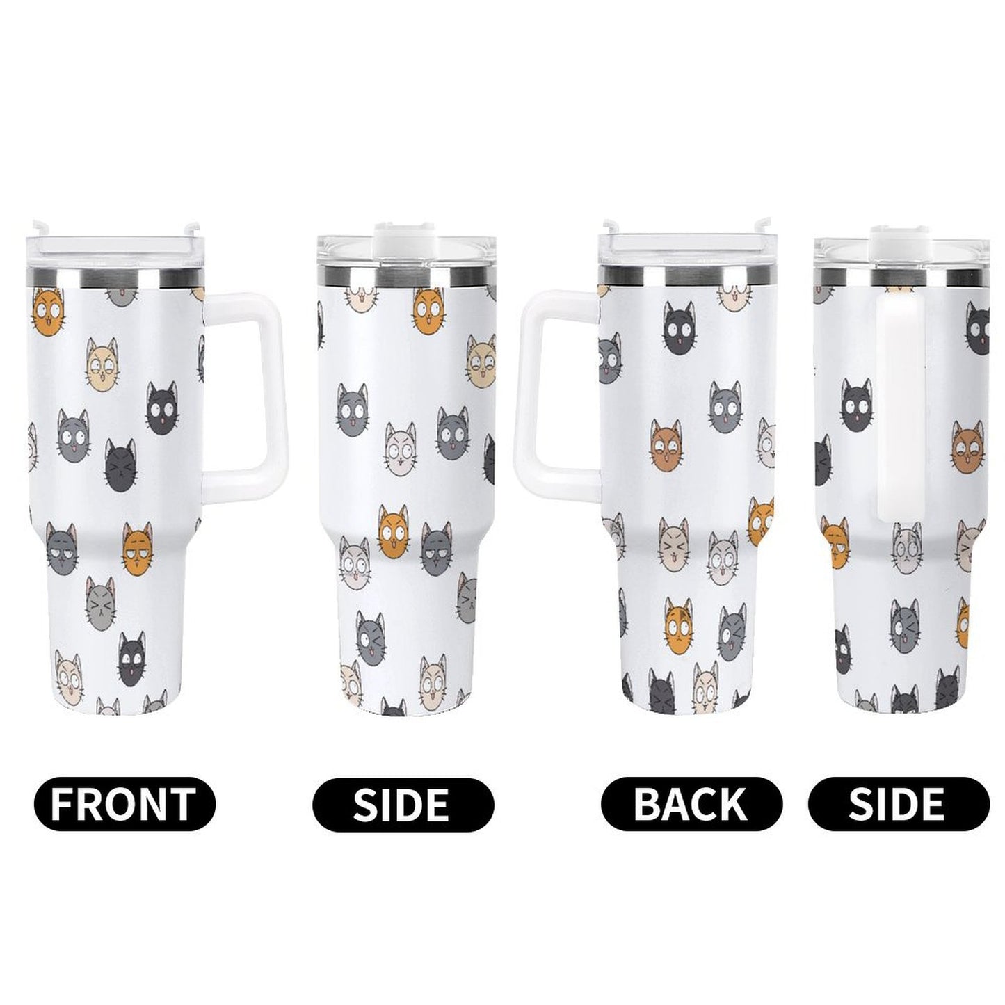 PHDT00246 POD US Local Tumbler 40 oz Large Capacity Car Cup Cat