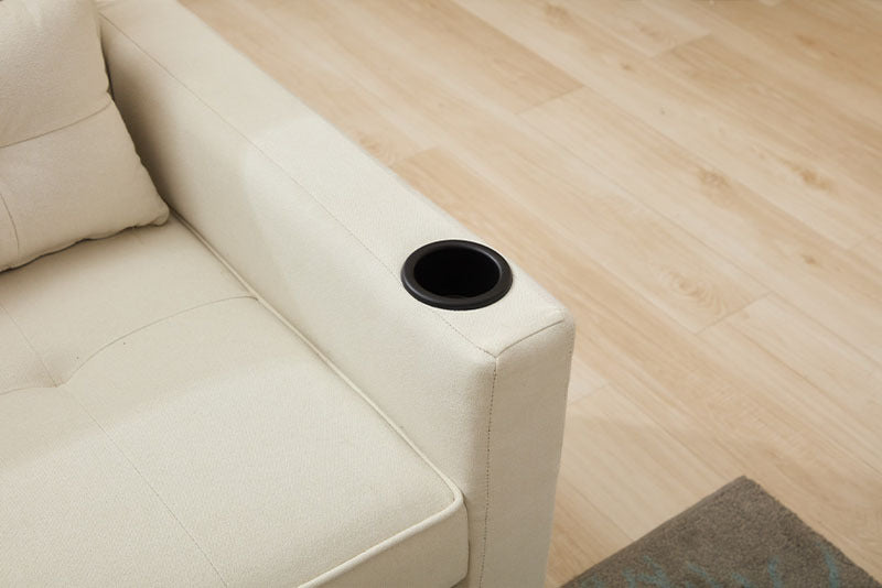 US Local Futon Chair Bed Convertible Chair 3-in-1 Pull Out Sleeper Chair Beds With USB Ports,Wear-resistant And Anti-scratch, Armchair Bed Sleeper For Living Room