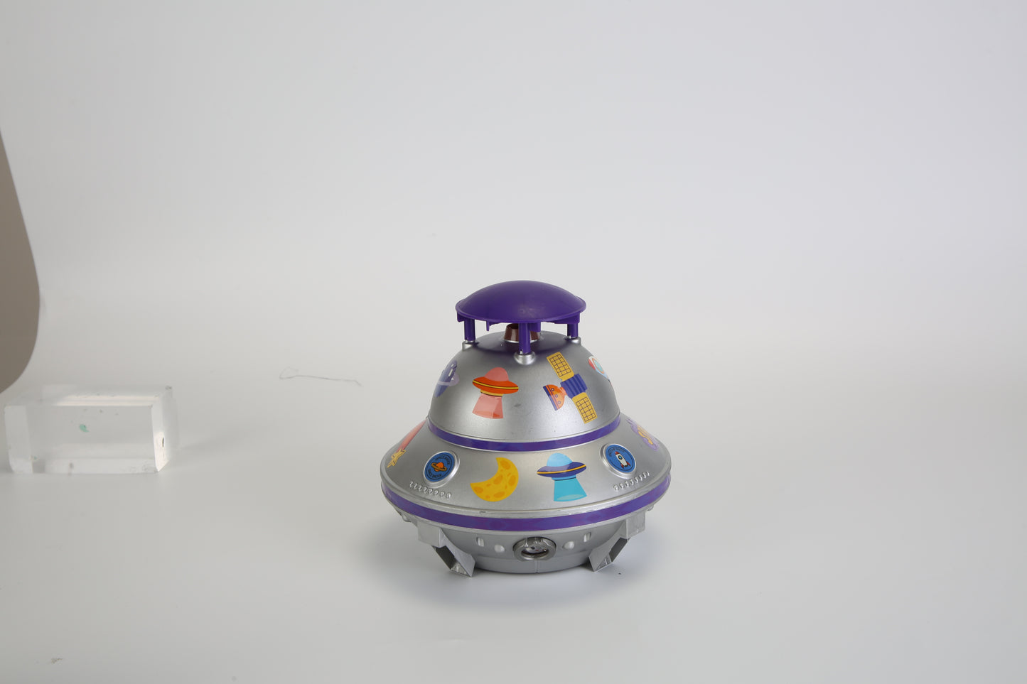 US Local 1Set UFO Water Sprinkler Outdoor Summer Rocket Toy With Colorful LED Lights 360Degree Spinning 1.64FT To 6.56FT Adjustable Height Birthday Summer Gift For Girls Boys Aged 3 Years Old