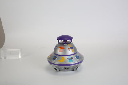 US Local 1Set UFO Water Sprinkler Outdoor Summer Rocket Toy With Colorful LED Lights 360Degree Spinning 1.64FT To 6.56FT Adjustable Height Birthday Summer Gift For Girls Boys Aged 3 Years Old