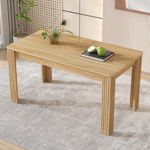 UK Local 4 Seater Dining Room Table, MDF Wood Rectangle Modern Kitchen Dining,Room Furniture Unit, Small Kitchen Table,Coffee Table,Small Table For Home
