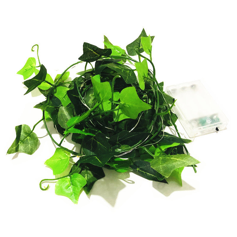 Thanksgiving Ivy Lighting Chain Eucalyptus Leaf Rattan