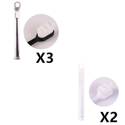 US Local Ultra-fine Toothbrush Super Soft Bristle Deep Cleaning Brush Portable For Oral Care Tools Teeth Care Oral Cleaning Travel