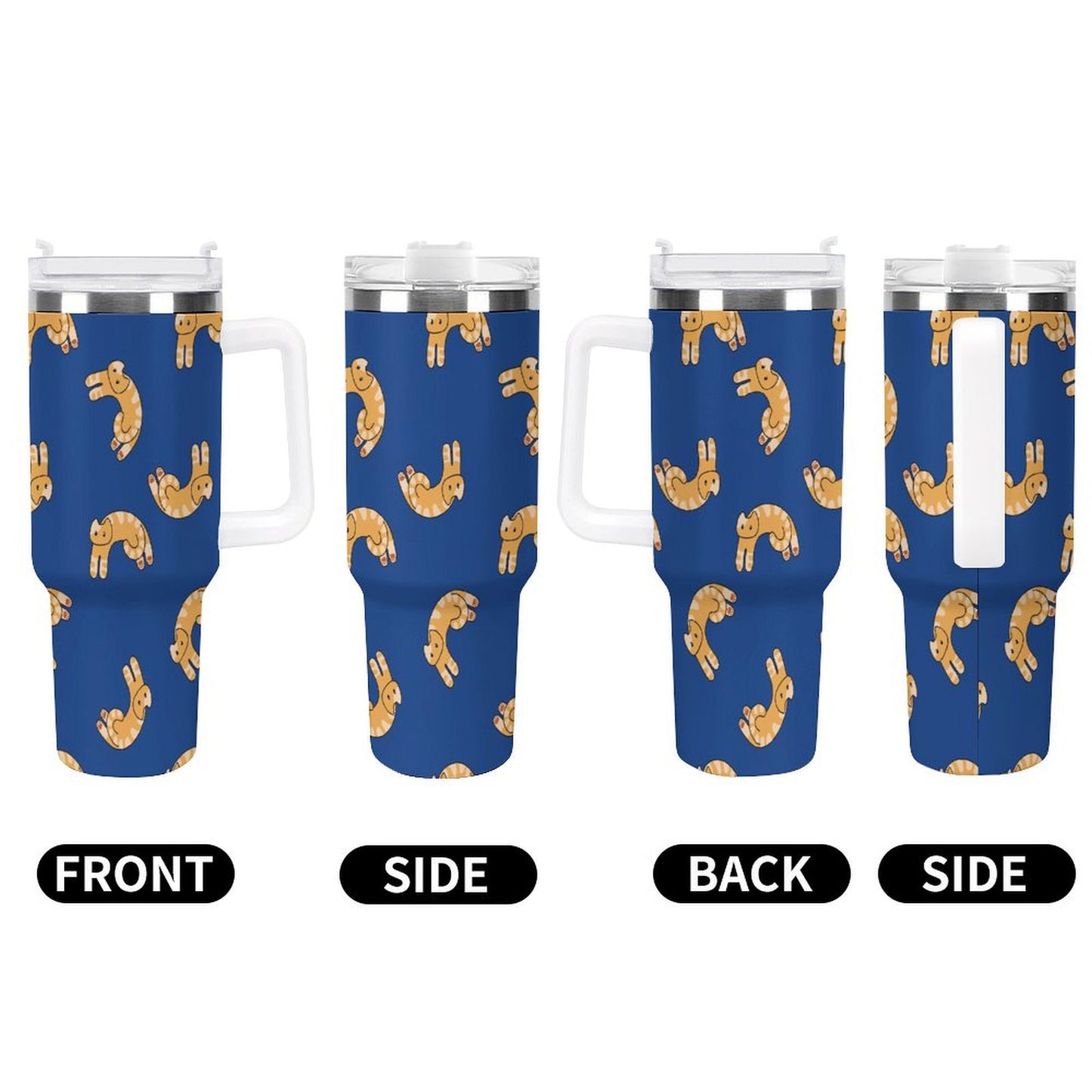 PHDT00105 POD US Local Tumbler 40 oz Large Capacity Car Cup Cat