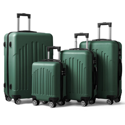 US Local Vertical Stripe Four In One Suitcase