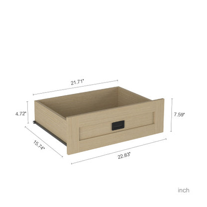 US Local Tall Bedroom Armoire Wardrobe Closet Clothing Storage Cabinet With Hanging Rod Barn Door Drawers Open Shelves