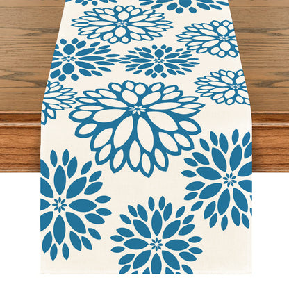 Art Table Runner Farmhouse Polyester Tablecloth