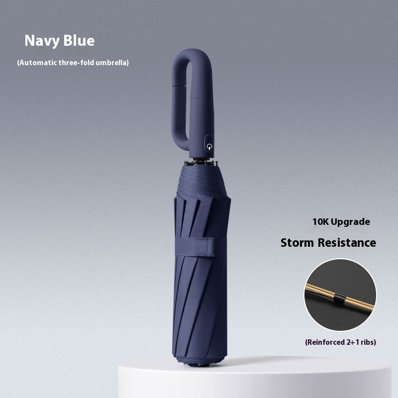 US Local 72 Automatic Buckle Umbrellas Portable Plus-sized Thickened