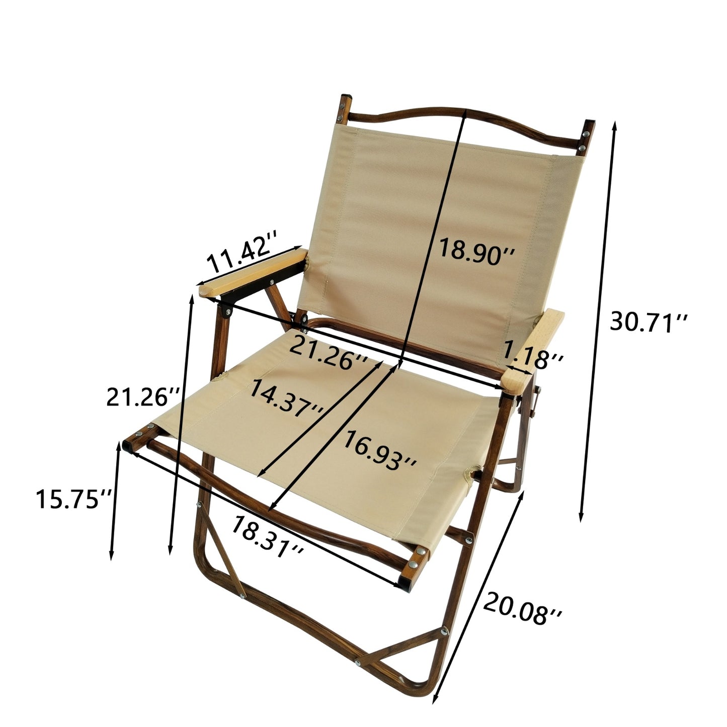 US Local Comfortable Foldable Portable Chair