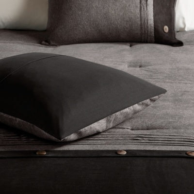 US Local 7 Piece Faux Suede Comforter Set