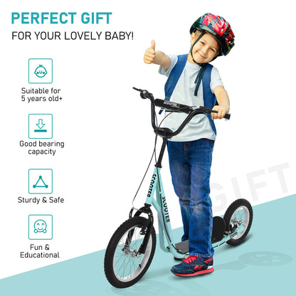 US Local Teens Youth Scooter Ride On Toy with Adjustable Handlebar