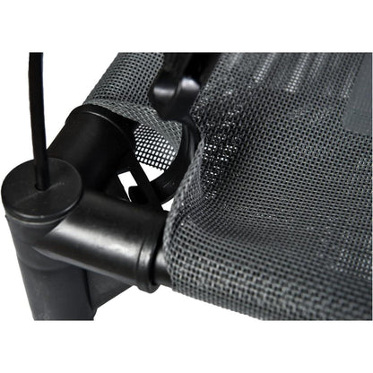 US Local Outdoor Portable Grey Pet Dog Bed With Awning