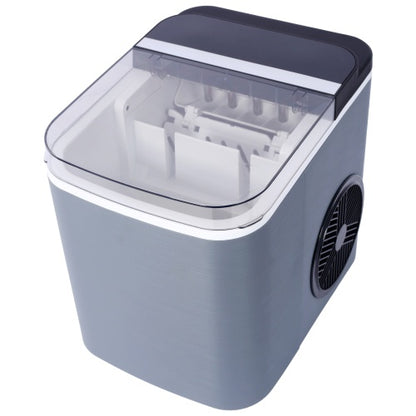 US Local Ice Maker Countertop, Portable Ice Machine, Self-Cleaning Ice Makers With Basket And Scoop, 9 Cubes In 6 Mins, 26 Lbs Per Day, Ideal For Home, Kitchen,ETL And FDA Certificate.