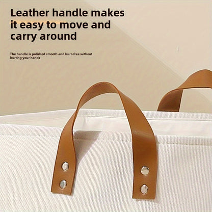 US Local Large-capacity Foldable Laundry Basket, Woven Basket, Storage Basket With Handles, Convenient For Storage