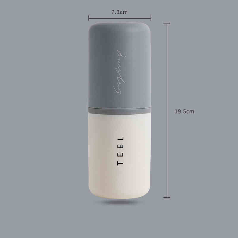 Plastic Portable Toothbrush Box Travel Toothbrush Cup Set
