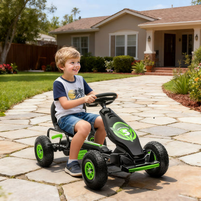 US Local Kids Pedal Go Kart Ride-on Toy with Ergonomic Comfort