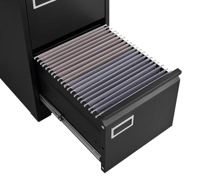 US Local 2 Drawer File Cabinet With Lock,Two Drawer Filing Cabinet,Vertical Metal File Cabinet For Home Office Organizer Storage Cabinet Fit Letter A4 Legal Size File