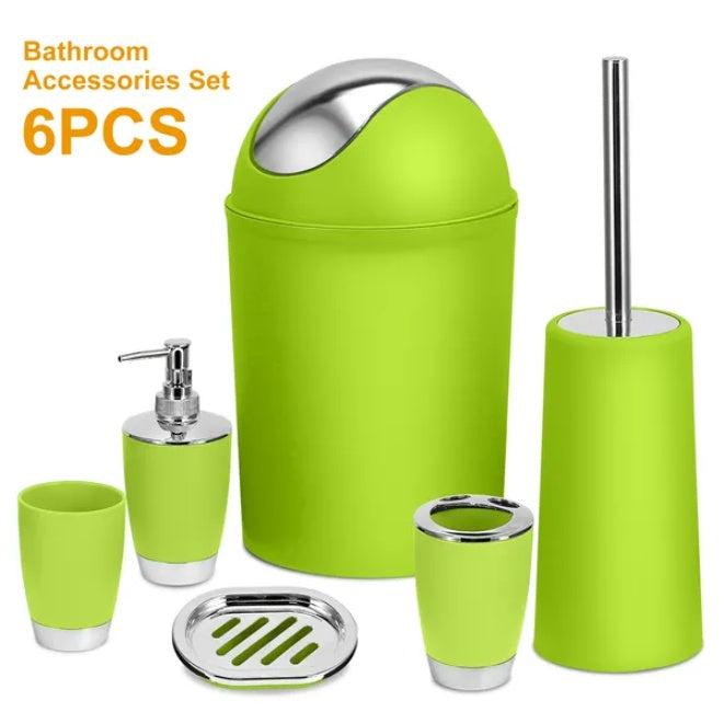 US Local Bathroom Accessory Set 6-piece Set