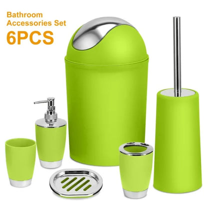 US Local Bathroom Accessory Set 6-piece Set