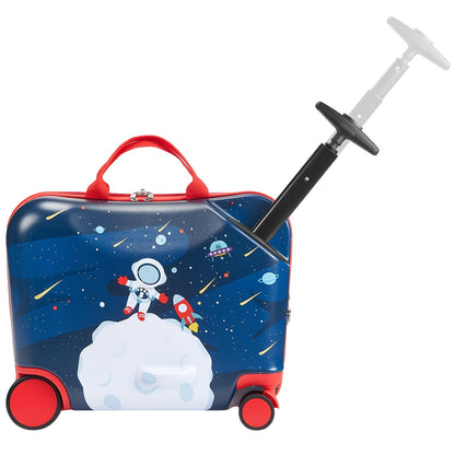 US Local Ride-on Luggage 18-inch Lightweight Kids Scooter Suitcase With Wheels