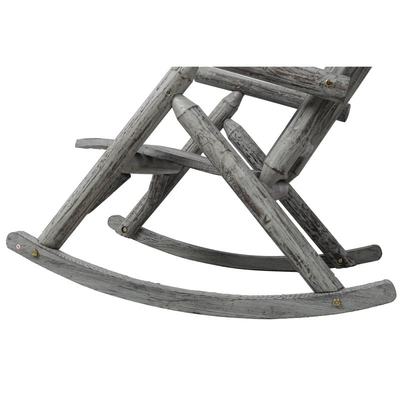 US Local Wooden Porch Rocking Chair, Durable Wooden Porch Rocking Chair, Cedar Rocking Chair