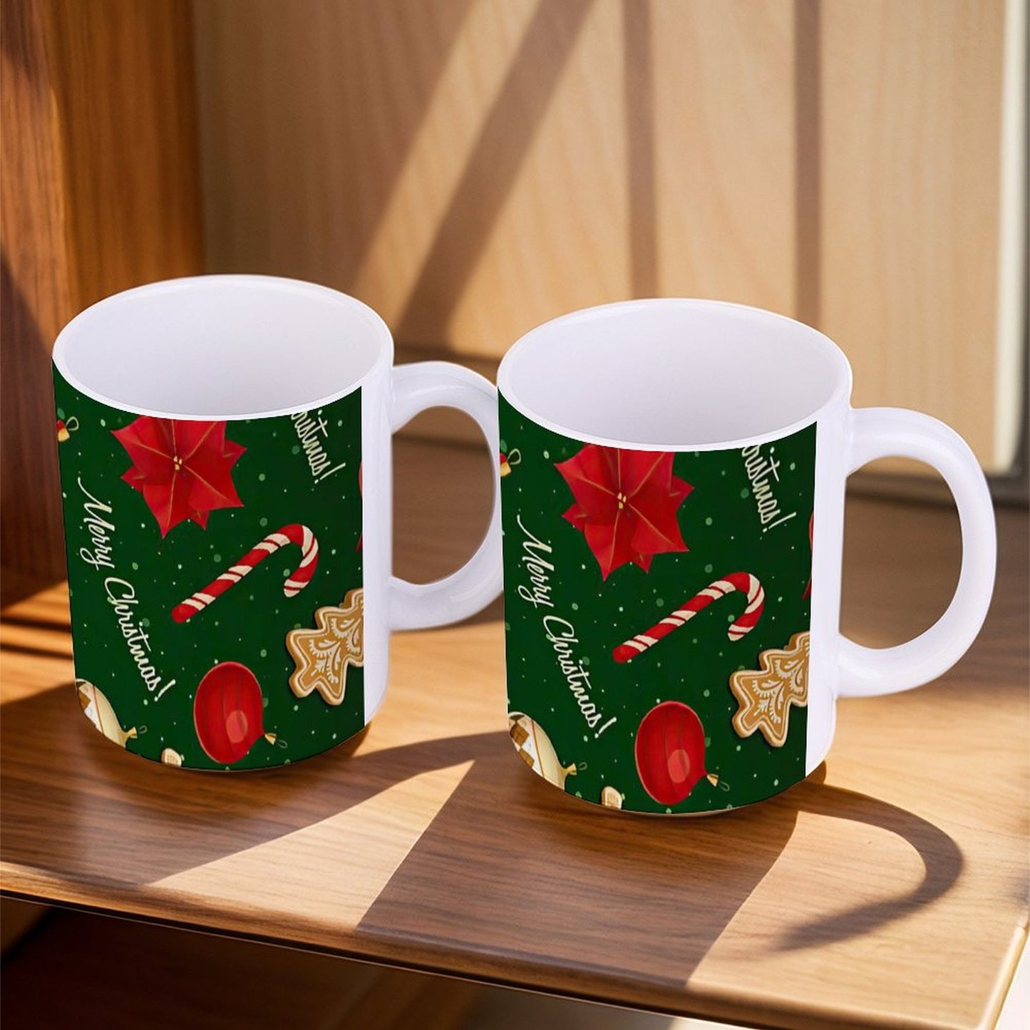 POD US Local White mug with full print, Christmas 0095