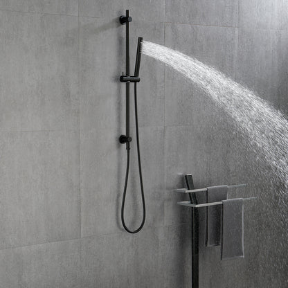 US Local Environmentally Friendly Handheld Showerhead With 28 Inch Slide Bar And 59 Inch Hose