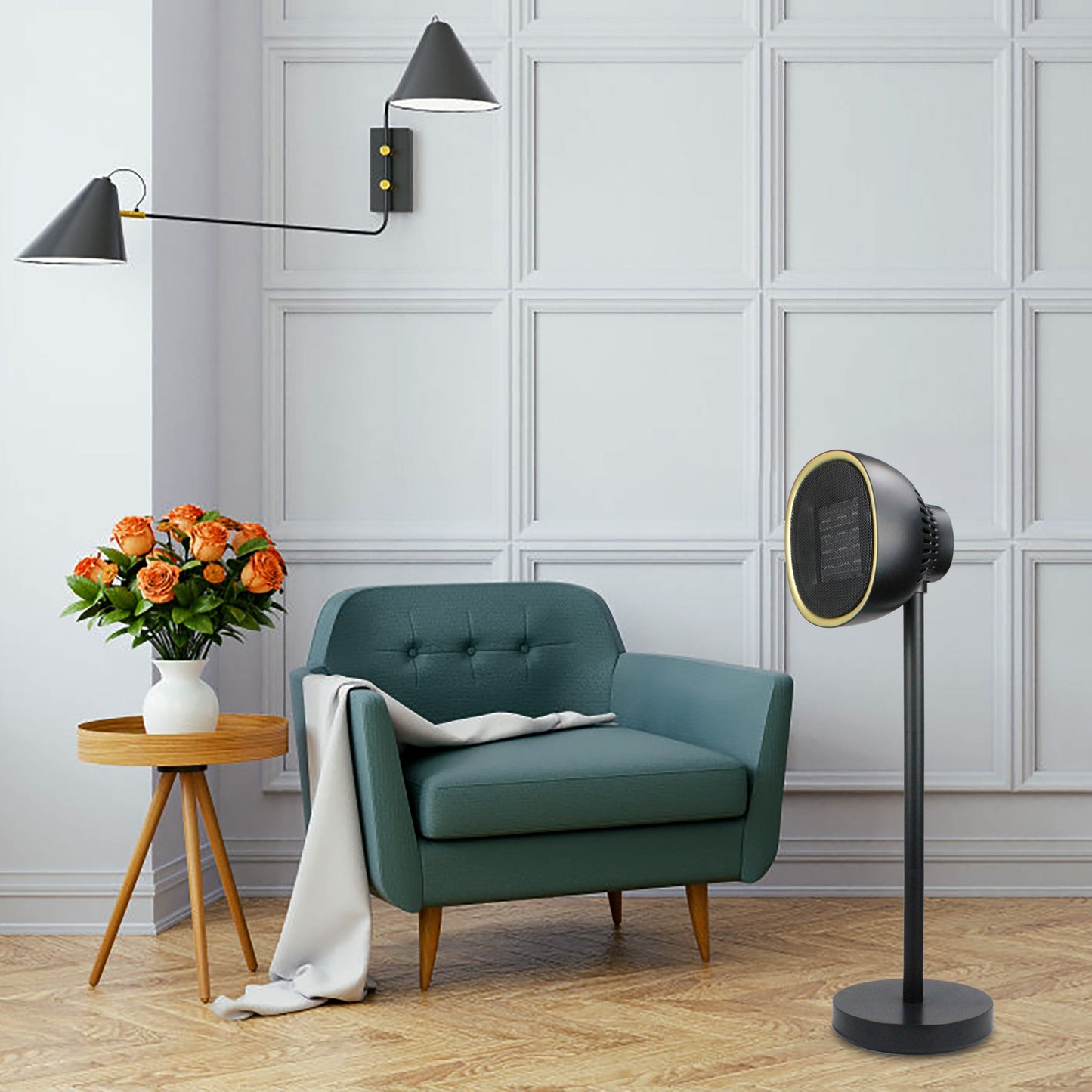 US Local Heater Fan, Desk & Floor Heater, PTC Ceramic Heater