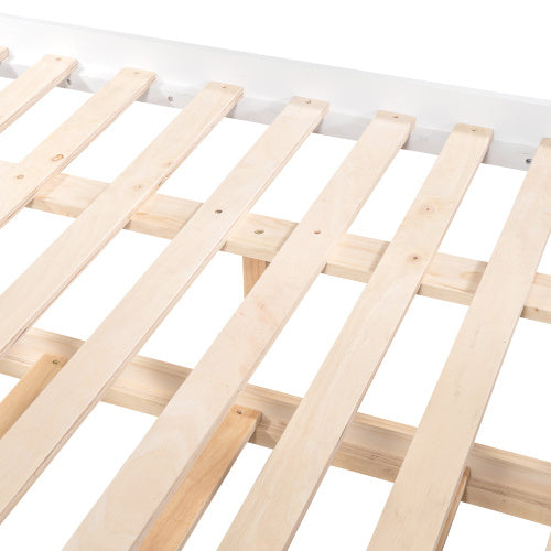 US Local Full Over Full Bunk Bed With Twin Size Trundle