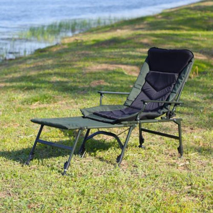 US Local Camping Lounge Chair With Removable Footrest