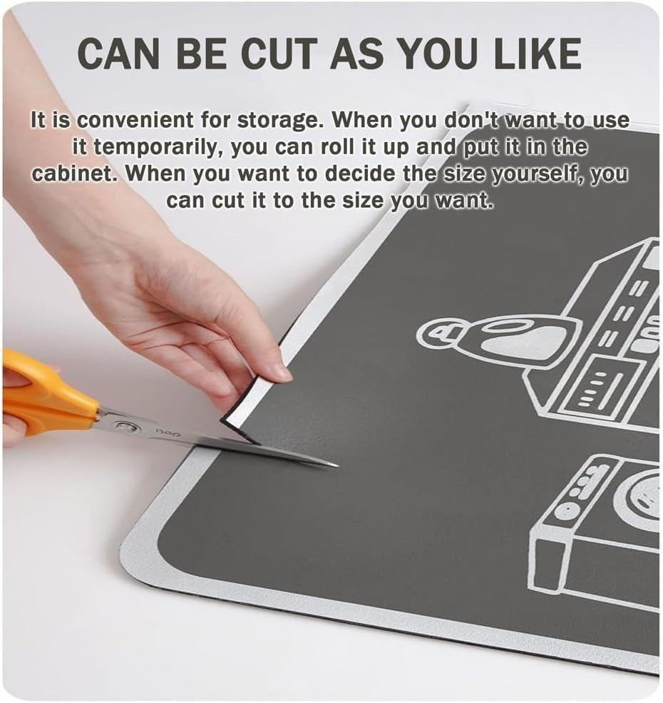 US Local Gray Washing Machine Mat, With The Characteristics Of Shock Absorption, Noise Reduction, Anti-slip, Wear-resistant, Floor Protection, Etc