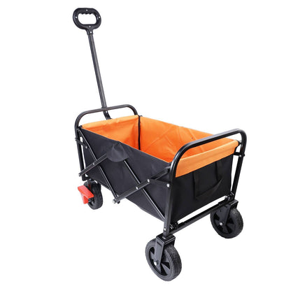 US Local Mini Folding Wagon Garden Shopping Beach Cart