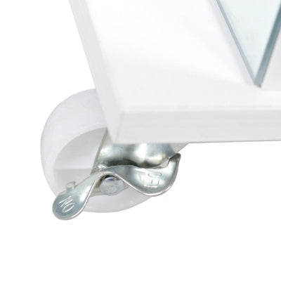 US Local Full Length Mirror 360 Swivel Jewelry Cabinet