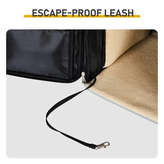 US Local Pet Carrier Backpack, Expandable Cat Dog Carrier With Back Extension, Breathable Mesh Travel Backpack For Small Dogs Cats, Soft-Sided Pet Backpack Holds Up To 26 Lbs