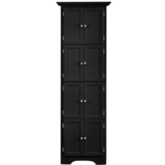 US Local High Storage Cabinet With Door And 4 Shelves